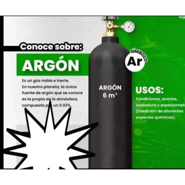 Cilindro De Argón Para Recarga - Equipamiento Industrial