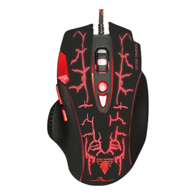 Mouse Gamer Jedel Gm-830 Luces Rgb 8 Botones
