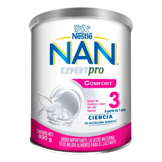 Fórmula Infantil Nan Comfort 3 800g | Cuotas sin interés