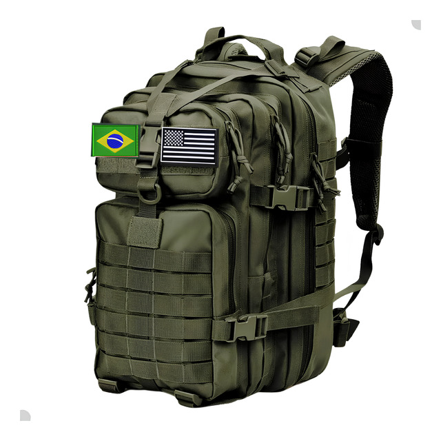 Mochila Tática Impermeável Militar Reforçada Cargueira Mochila Tática Impermeável Militar Reforçada Cargueira