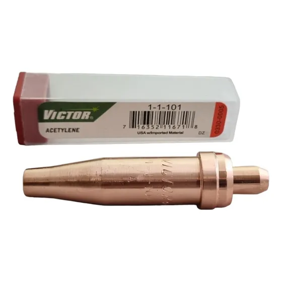 Boquilla Corte Cortador Autogena Oxicorte 1 Victor Acetileno Color Plateado 110v