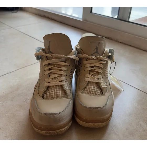 Zapatillas Nike Jordan Retro 4 Offwhite 41.5ar 9.5us Beige