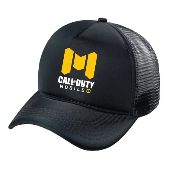 Boné Trucker Call Of Duty Mobile Geek Nerd Aba Curva
