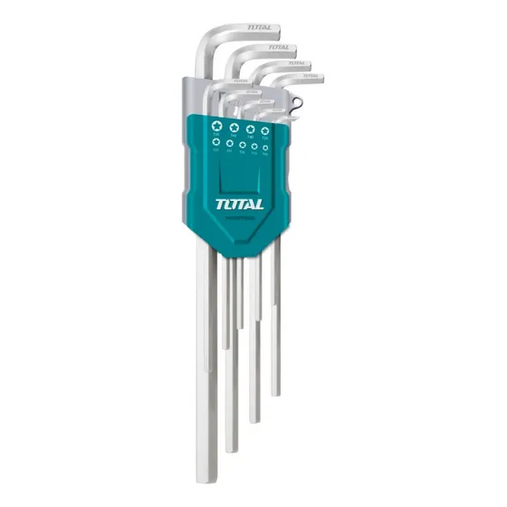Set Juego De Llaves Allen Hexagonal 9 Pzs Xl Total Tht106192