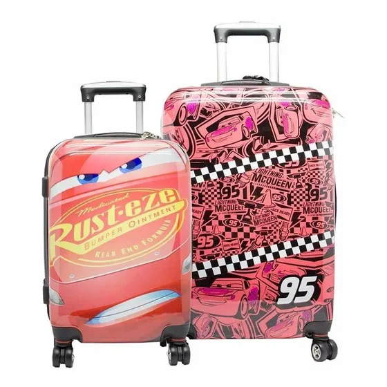 Set Valija X 2 Cars Rayo Mc Queen Disney Cresko