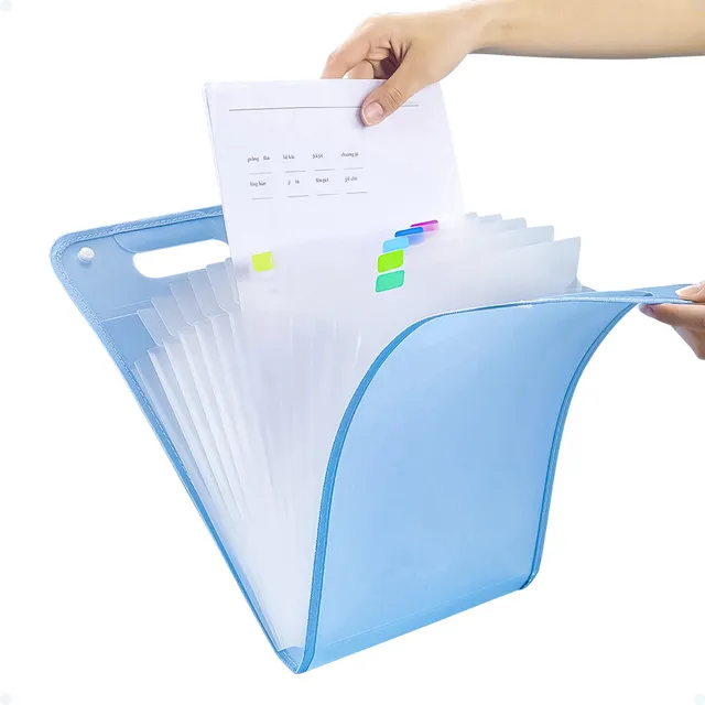 Pasta Documentos A4 Organizadora Porta Arquivos Sanfonada