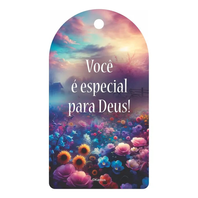 Tags Decorativas Frase Você É Especial Para Deus 5x9 Cm 50un