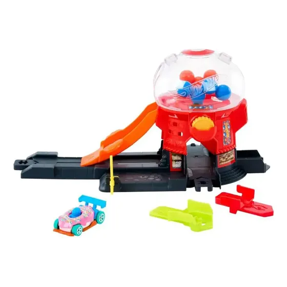 Pista Para Carrinho De Brinquedo Hot Wheels City Doceria