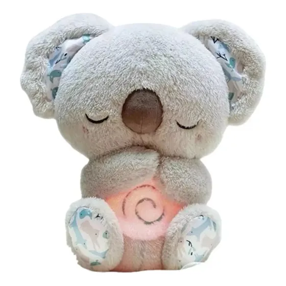 Koala De Juguete Que Respira,alivia La Ansiedad Consonido Color Gris