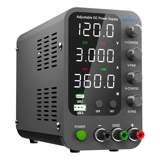 Fuente De Alimentación Cc Variable, 0-120v 0-3a Fuente De Al