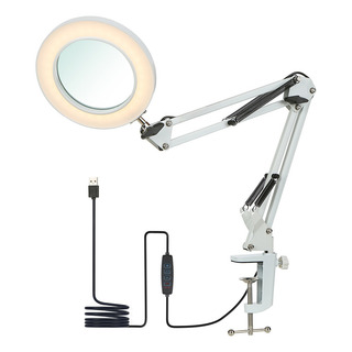 Lámpara De Aumento Clip Lamp 8x Con Mesa De Lectura De Escri Lámpara De Aumento Clip Lamp 8x Con Mesa De Lectura De Escri
