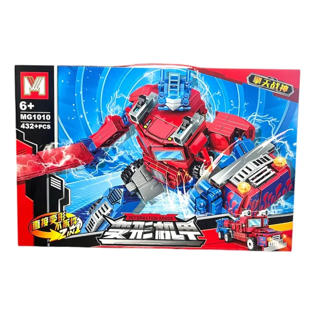 Transformers Optimus Prime 2 En 1 Bloques De Construcción