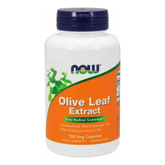 Extracto De Hoja De Olivo De Supplement Now Foods 100 Vcaps