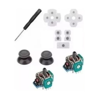 Kit Reparo Para Controle Ps4 Analogico Botão Borracha Kit Reparo Para Controle Ps4 Analogico Botão Borracha
