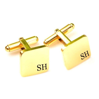 Abotoaduras Personalizadas Quadrada Com Iniciais Ou Nome Abotoaduras Personalizadas Quadrada Com Iniciais Ou Nome