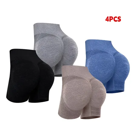 4pzs Short De Licra Para Mujer Fitness Sports Sexy Shorts