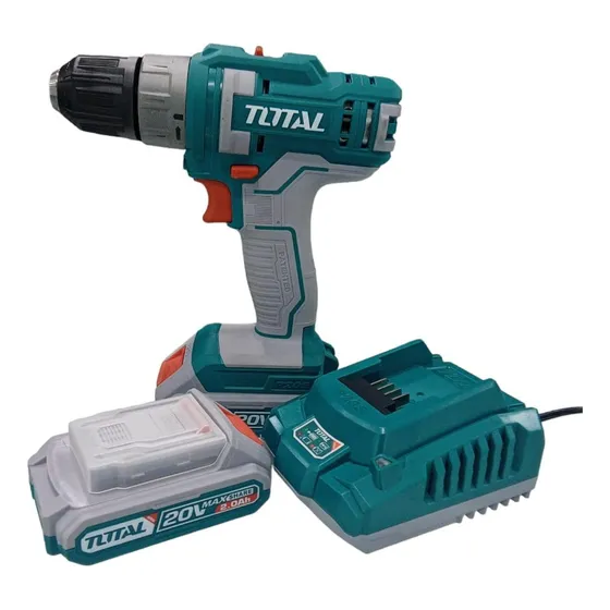 Taladro Inalámbrico Atornillador + Kit Mechas Y 2 Baterías