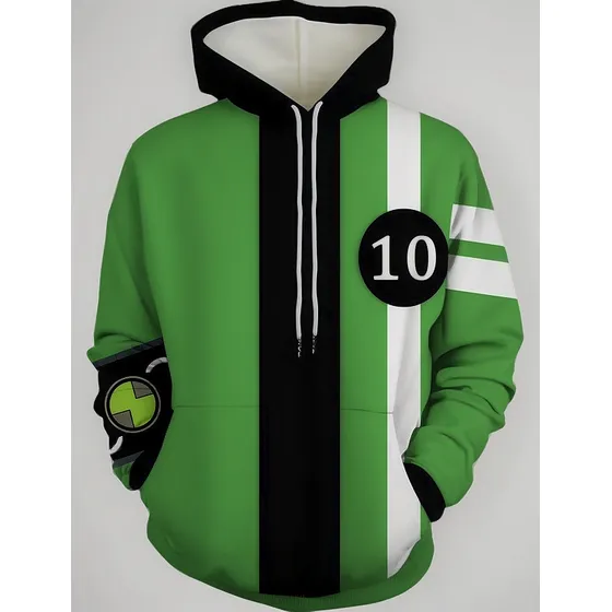 Ben 10 Apparel, Sudadera Con Capucha Cos