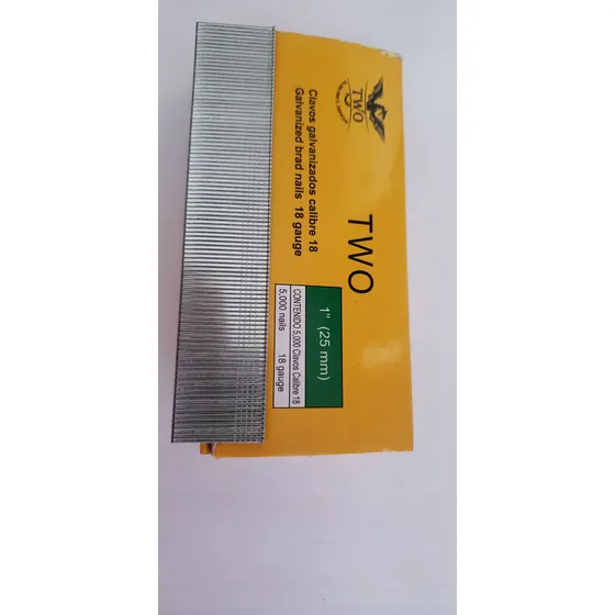 Clavillo  Calibre 18 1   Two 5 Cajas