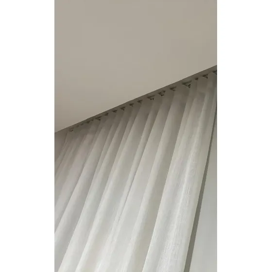 Cortina Blackout Linho 4m Trilho Suiço Simples Antigo Comum