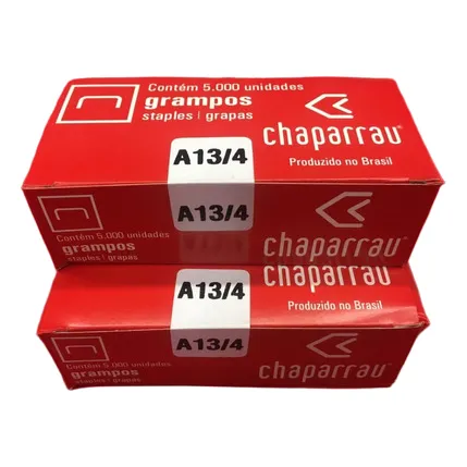 10 Caixas Grampo Galvanizado Rapid 13/4 Chaparrau 50mil Unid