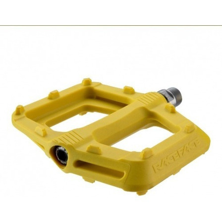 Pedales Bici Mtb Race Face Ride Nylon Color Yellow Pedales Bici Mtb Race Face Ride Nylon Color Yellow