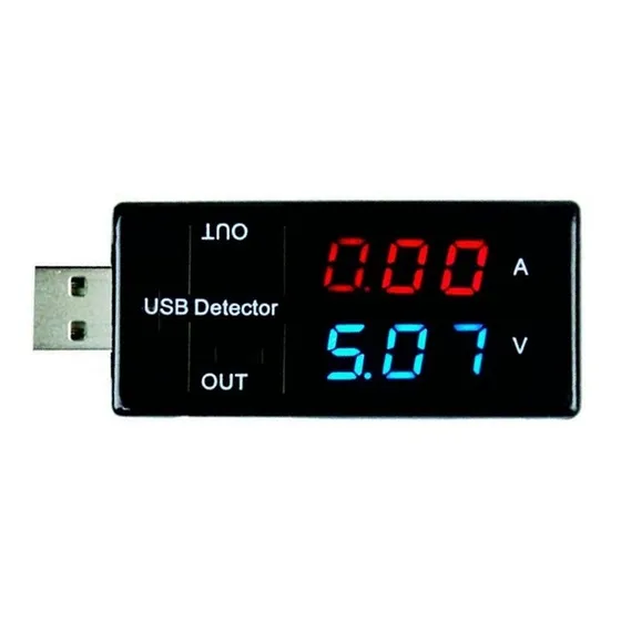 Usb Tester Medidor Probador Voltimetro Amperimetro Detector