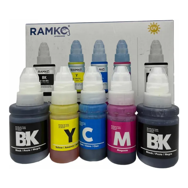 Pack De Tintas Pg-190 Uv Compatible G2100/g3100/g4100/g2110