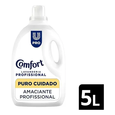 Amaciante Comfort Lavanderia Profissional Puro Cuidado 5 L