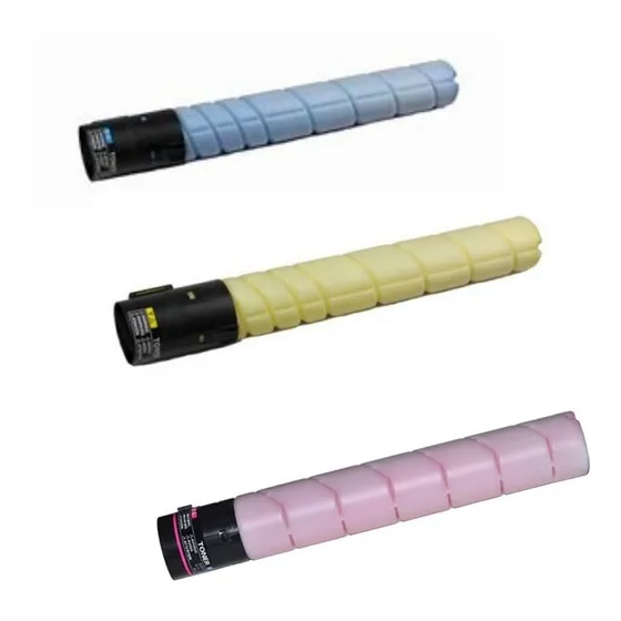 3 Toner P/ Konica Tn324 C258 C308 C368 Azul Amarelo Magenta