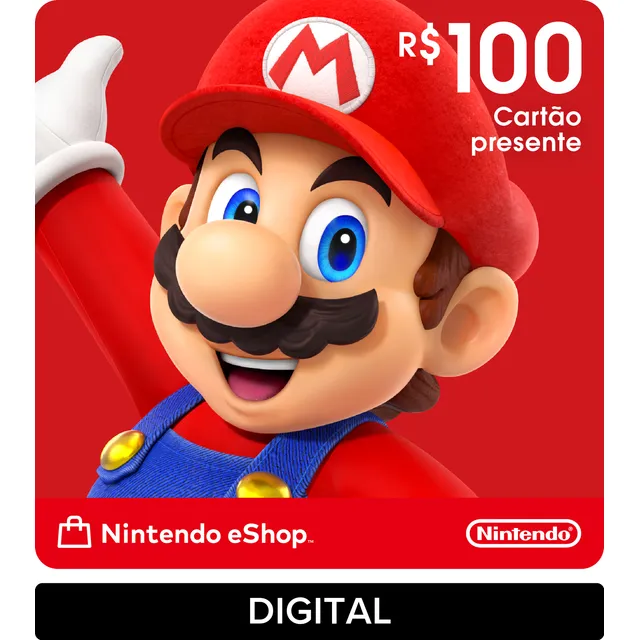 Nintendo Gift Card Eshop Brl 100 (digital)