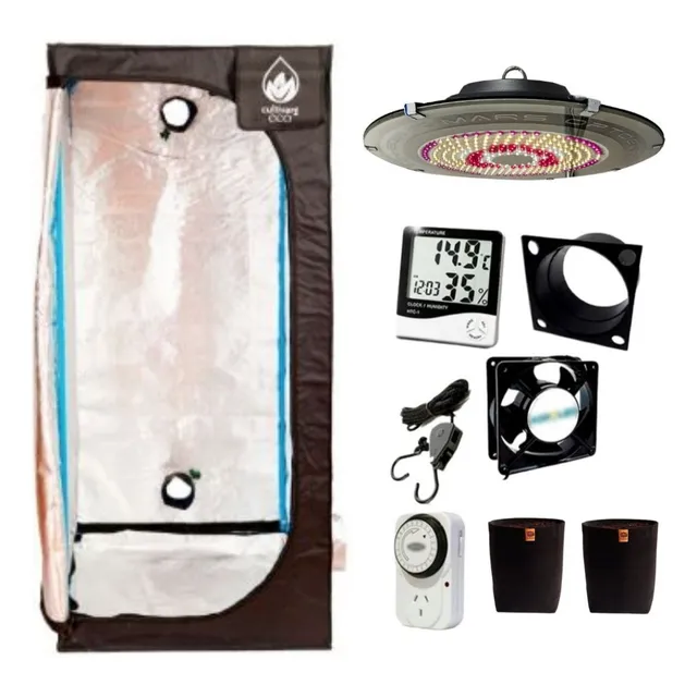 Combo Full Kit Indoor Carpa 60x60x160 + Orbiter Mars 120w