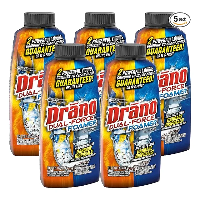 Removedor De Obstrucciones De Espuma Drano 5 Pack