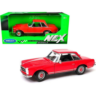 Mercedes Benz 230 Sl 1963 Welly Nex Escala 1/24 Color Rojo Mercedes Benz 230 Sl 1963 Welly Nex Escala 1/24 Color Rojo