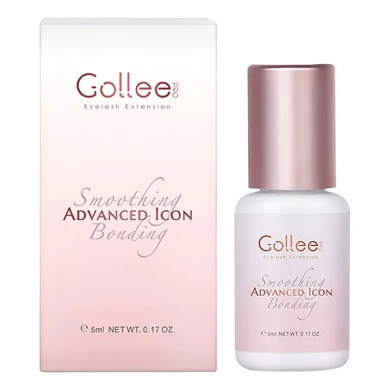 Adhesivo Extensiones De Pestañas Pink Clear Bonding Gollee Color Rosa transparente
