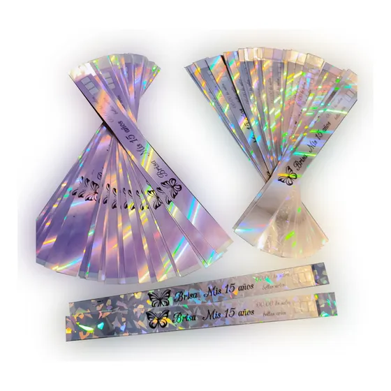 Pulseras Para Cumpleaños, Vip Entrada Holograficas X 130
