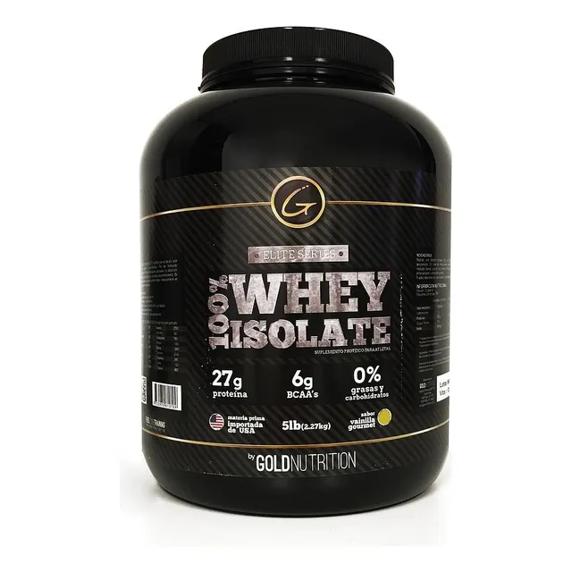 Proteína Gold Nutrition 100% Whey Isolate 5 Lb