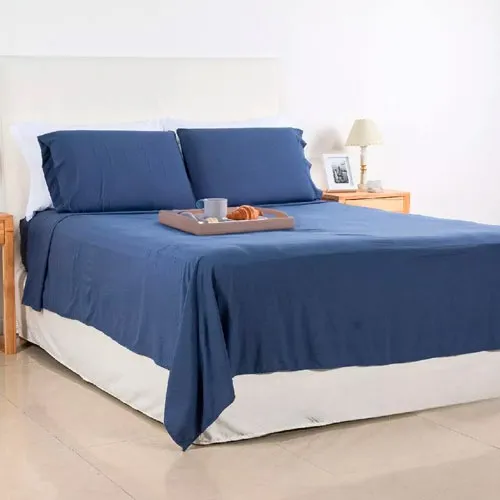 Juego Sabanas 2 1/2 Plazas Saten 600 H Linea Super Soft