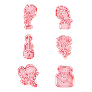 Material: Molde Para Galletas Con Temática De Boda, Tipo 3d, Material: Molde Para Galletas Con Temática De Boda, Tipo 3d,