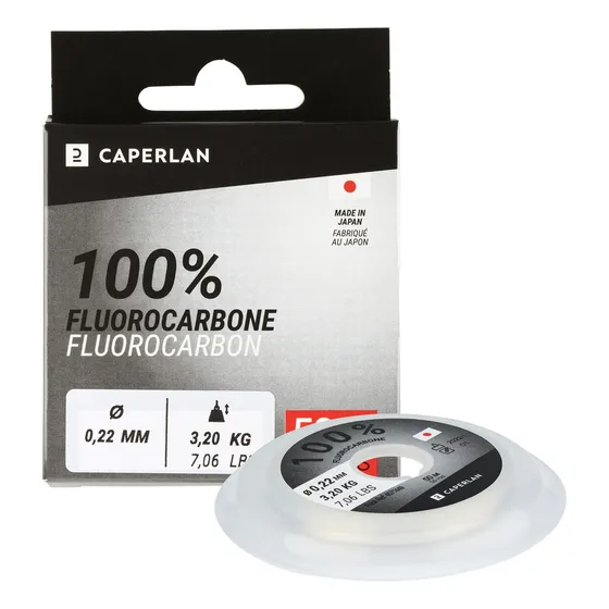 Sedal De Pesca Fluorocarbon 100% 50 M Caperlan