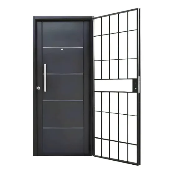 Puerta Doble Chapa Inyectada Seguridad Reja 