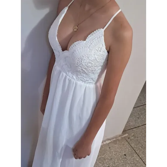 Vestido De Fiesta Blanco