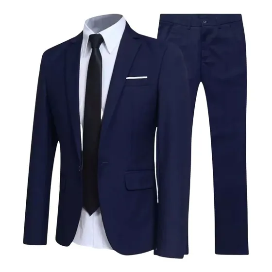 Terno Completo, Saco, Pantalón Y Camisa.