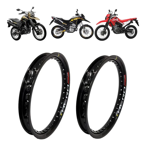 Par Aros Monaco Aero Folha Dupla Xtz Lander Tenere Xre Nfe