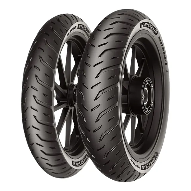Par Pneu Biz 125 60/100-17 110/80-14 Tras Balão Michelin
