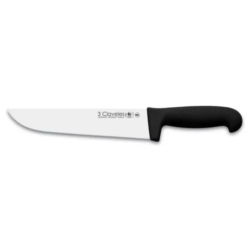 Cuchillo Carnicero Polipropilenonegro 20 Tres Claveles 