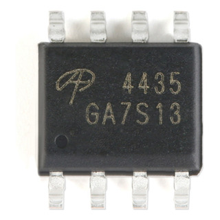 5 Pçs Mosfet Ao4435 -30v -10.5a - Sop8 - Canal P - Ci 4435 5 Pçs Mosfet Ao4435 -30v -10.5a - Sop8 - Canal P - Ci 4435