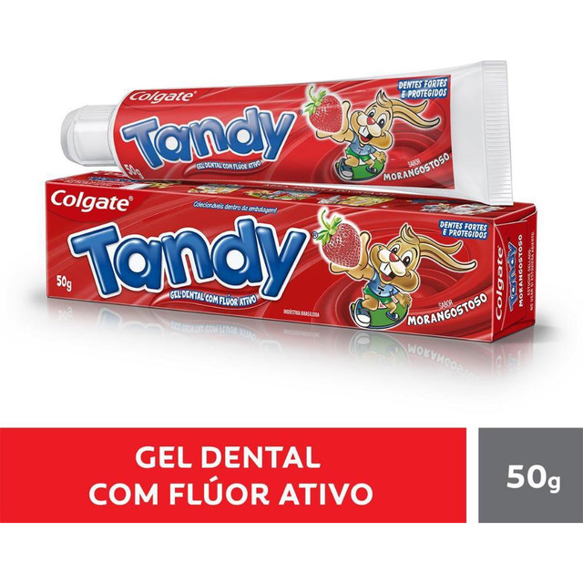 Creme Dental Colgate Tandy Morangostoso 50g