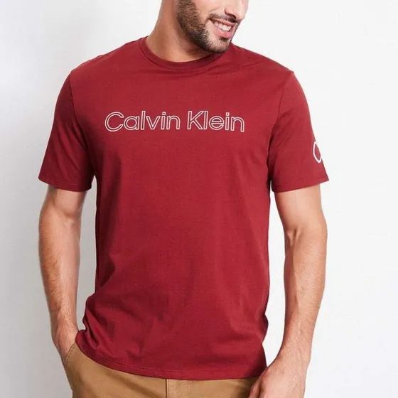 Playera Talla S Calvin Klein Para Hombre Con Logo Estampado