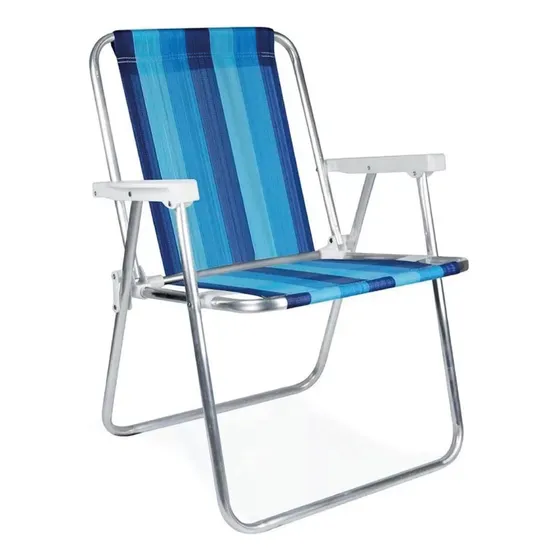 Silla Mor Aluminio Alta Plegable De Playa Jardín Suchina Sa